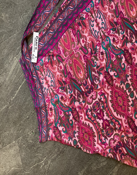 Paris Paisley Pattern Long Skirt